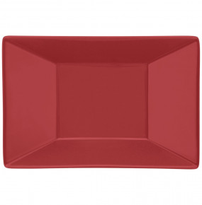 Набор тарелок 23,5 х 16 см 6 шт глубокие  Oxford "Платон /Красный" / 149188