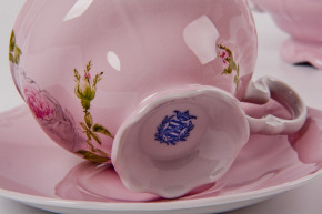 Чайный сервиз на 6 персон 16 предметов  Weimar Porzellan "Алвин розовый" / 001614