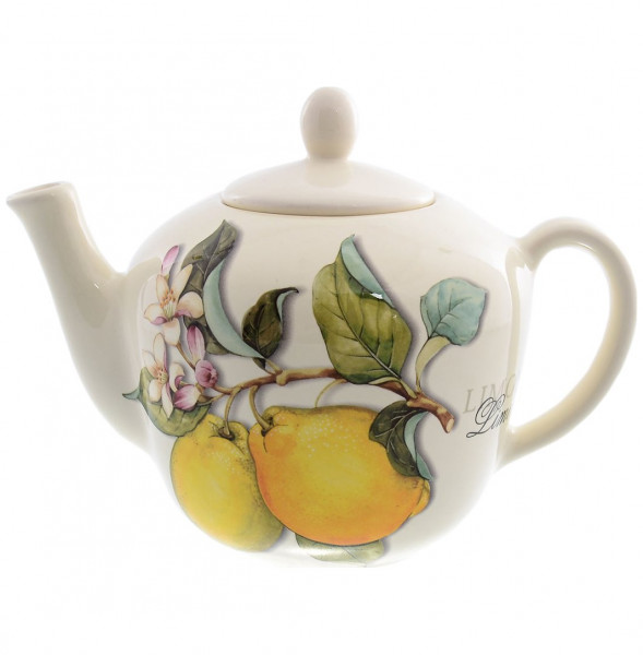 Заварочный чайник 1 л  Artigianato Ceramico by Caroline &quot;Artigianato ceramico /Лимоны&quot; / 156826