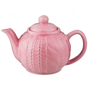 Заварочный чайник 1,1 л  LEFARD "Вязанка /Розовая"   / 187116