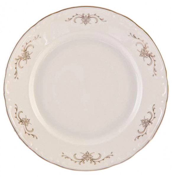 Набор тарелок 26 см 6 шт  Thun &quot;Констанция /Серый орнамент /отводка платина&quot;  / 257645