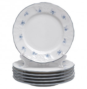 Набор тарелок 19 см 6 шт  Thun "Бернадотт /Синий цветок" / 021301