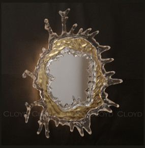 Зеркало  Cloyd "EVOKE-B Mirror" / Ø65 см - золото / 349620