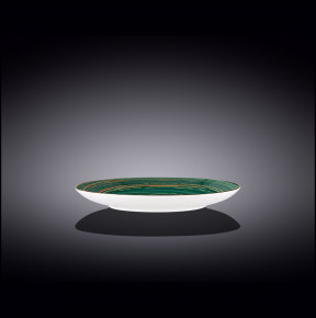 Тарелка 20,5 см зелёная  Wilmax "Spiral" / 261626
