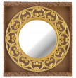 Зеркало настенное 31 см круглое золото  LEFARD &quot;ITALIAN STYLE&quot; / 188007