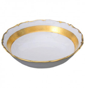 Набор салатников 19 см 6 шт  Bavarian Porcelain "Мария-Тереза /Золотая матовая лента" / 001858