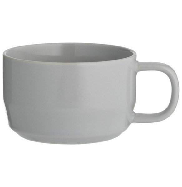 Кофейная чашка 400 мл для каппучино серая  TYPHOON &quot;Cafe Concept&quot; / 284658