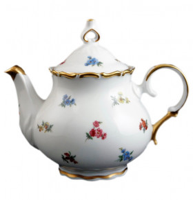 Заварочный чайник 500 мл  Bohemia Porcelan Moritz Zdekauer 1810 s.r.o. "Анжелика 811 /Мелкие цветы" в/уп / 071195