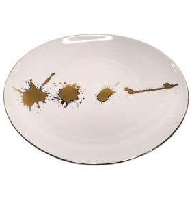 Набор тарелок 24 см 6 шт  Thun "Лоос /Золотые брызги"  / 282022