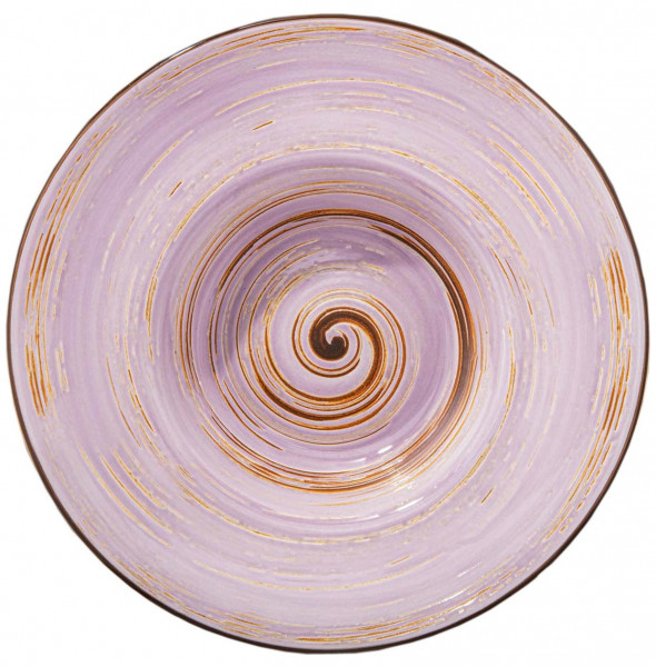 Тарелка 20 см глубокая сиреневая  Wilmax &quot;Spiral&quot; / 261685