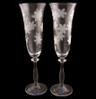 Бокалы для шампанского 190 мл 2 шт  Crystalex CZ s.r.o. &quot;Анжела /Снежинки&quot; / 109548