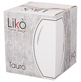 Ваза для цветов 25 см  LIKO "Tauro /Grey" / 245068