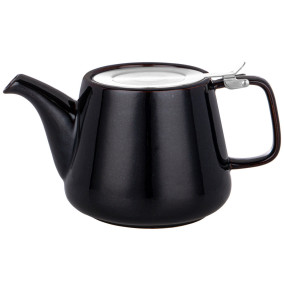 Заварочный чайник 1,2 л с металлическим ситечком тёмно-серый  Bronco "Luster"  / 284893