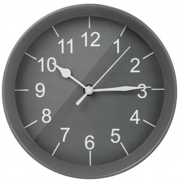Часы настенные 20,3 х 20,3 х 5,2 см серые  LEFARD &quot;МОДЕРН&quot; / 268851