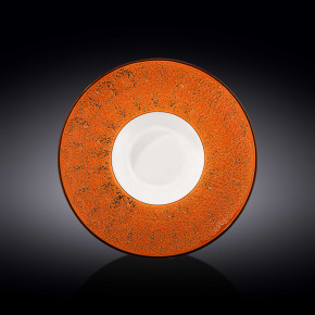 Тарелка 27 см глубокая оранжевая  Wilmax "Splash" / 261830
