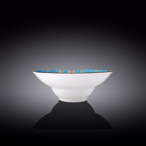 Тарелка 22,5 см глубокая голубая  Wilmax "Scratch" / 261499