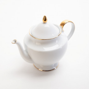 Заварочный чайник 1,2 л  Porcelaine Czech Gold Hands "Астра /Золотая широкая отводка" / 198033