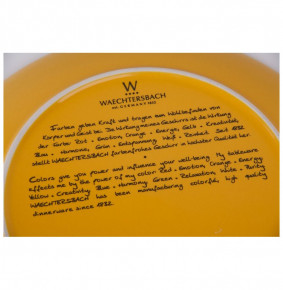 Тарелка 27 см жёлтая, белая внутри  Waechtersbach "Вехтерсбах" / 034638