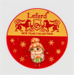 Блюдо 25 х 15 х 3,5 см прямоугольное красное  LEFARD &quot;Новогодняя сказка /Совы&quot; / 225161