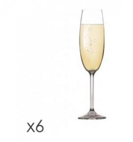 Бокалы для шампанского 220 мл 6 шт "Tescoma /CHARLIE /Без декора" (подарочная упаковка) / 141358
