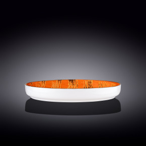 Тарелка 28 см оранжевая  Wilmax "Scratch" / 261818