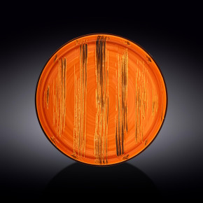 Тарелка 28 см оранжевая  Wilmax "Scratch" / 261818