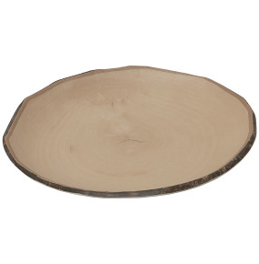 Блюдо-поднос 21,5 см круглый 12 шт  P.L. Proff Cuisine "Timber design on Brown" / 322050