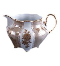Молочник 350 мл  Royal Czech Porcelain "Болеро /Золотая роза /Бежевая" / 204677