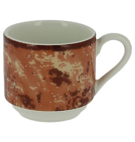 Чашка для эспрессо 90 мл штабелируемая красная  RAK Porcelain "Peppery" / 314765
