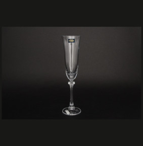 Бокалы для шампанского 190 мл 6 шт  Crystalite Bohemia "Александра /Без декора" / 036343