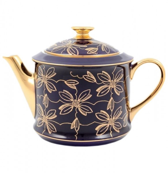 Заварочный чайник 400 мл  Leander &quot;Виндзор /Золотые цветы /фиолет&quot; / 147228