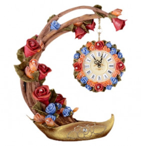 Часы 56 см каминные  Royal Classics "Розы" / 093948