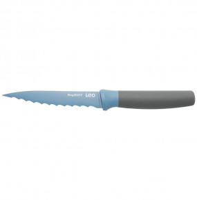 Нож универсальный 11,5 см зазубренный синий  Berghoff "Leo"  / 162583